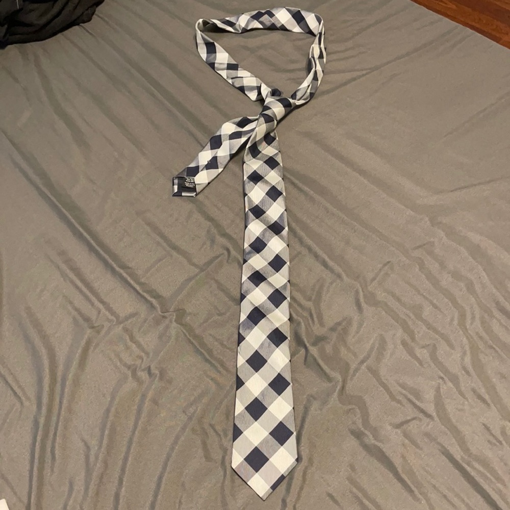 Blue Patterned Tie
